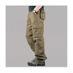 Men's Multi-Pocket Cargo Pants for Outdoor Adventures