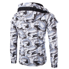 Camouflage Hooded Jacket For Men - Stylish And Versatile Outdoor Wear