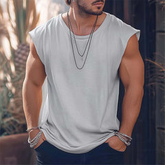 Men's Summer Comfortable, Skin-Friendly Padded Tank Top MTA3116C7U