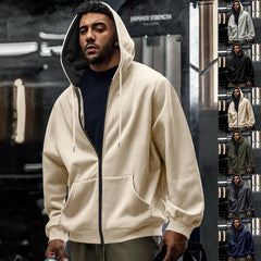 Stylish Zip-Up Hoodie for Men - Perfect for Casual and Sporty Looks