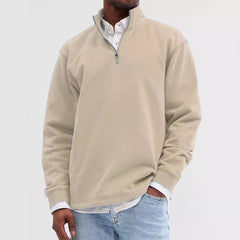 Stylish Quarter-Zip Pullover For Everyday Wear