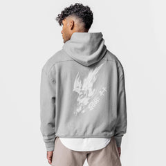 Green Hoodie with Unique Graphic Design for Casual Wear