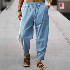 Men's Casual Drawstring Harem Pants - Perfect for Summer and Everyday Wear