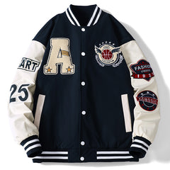 Stylish Embroidered Baseball Jacket for Men - Perfect for Casual and Sporty Looks