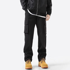 Men's Cargo Pants with Adjustable Waistband and Utility Pockets - Perfect for Casual and Outdoor Adventures