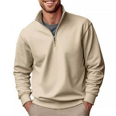 Men's Stylish Quarter-Zip Pullover for Casual and Active Wear