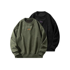Olive Green Adventure Sweatshirt - Perfect For Casual And Outdoor Activities