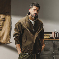 Men's High-Collar Utility Jacket - Perfect for Casual and Outdoor Adventures