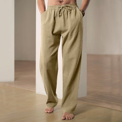 Men's Beach-Ready Drawstring Pants for Summer Outings