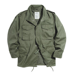 Military-Style Utility Jacket for Men - Perfect for Casual and Outdoor Adventures