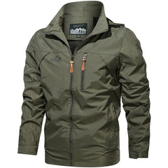 Men's Outdoor Hooded Jacket - Perfect for Hiking and Casual Wear