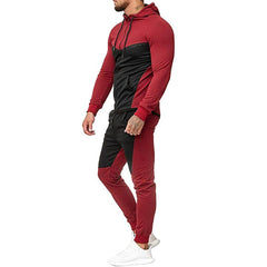 Men's Casual Sweatshirt Cardigan And Trousers Set 10013033F