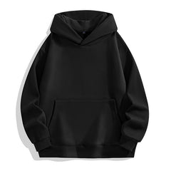 Oversized Hoodie with Stylish Layering Design for Men
