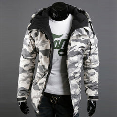 Camouflage Hooded Jacket For Men - Stylish And Versatile Outdoor Wear
