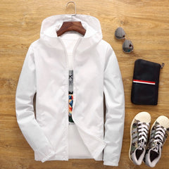 Stylish Men's Hooded Jacket - Perfect For Casual Outings