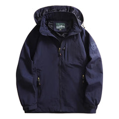 Men's Outdoor Hooded Jacket - Perfect for Hiking and Casual Wear