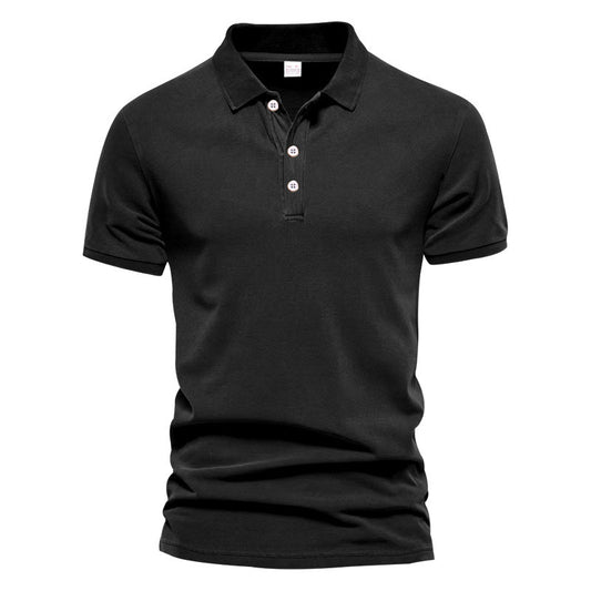 Men's Stylish Short Sleeve Polo Shirt - Perfect For Casual And Formal Occasions