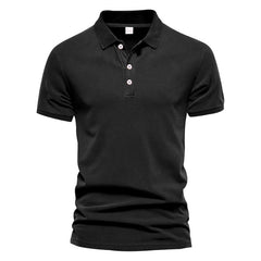 Men's Stylish Short Sleeve Polo Shirt - Perfect For Casual And Formal Occasions