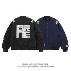 Stylish Embroidered Bomber Jacket for Men - Perfect for Casual and Trendy Looks