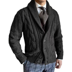 Stylish Cable Knit Cardigan For Men - Perfect For Casual And Formal Occasions