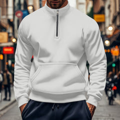 Men's Stylish Half-Zip Pullover for Urban Explorers