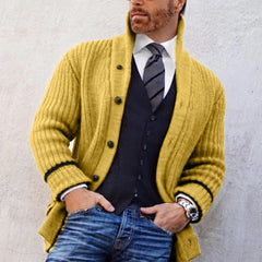 Stylish Men's Knit Cardigan - Perfect For Casual And Smart-Casual Outfits