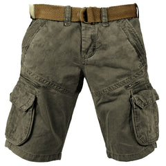 Men's Outdoor Vintage Washed Cotton Washed Multi-pocket Tactical Shorts