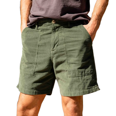 Men's Casual Corduroy Loose Cargo Shorts MTA3180C9M