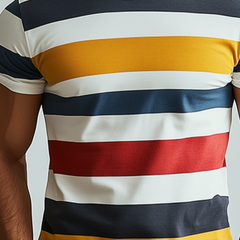 Men's Classic Casual Round Neck Slim Fit Cotton Short Sleeve T-Shirt MTA2596C7K