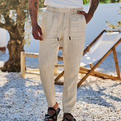 Men's Casual Drawstring Trousers - Perfect for Summer Outdoors