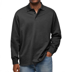 Men's Classic Long Sleeve Polo Shirt - Stylish And Comfortable For Everyday Wear