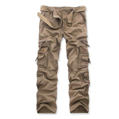 Men's Outdoor Vintage Washed Cotton Washed Multi-pocket Tactical Pants