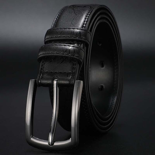 Men's Simple Pin Buckle Belt 37708715Q