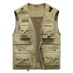 Men's Multi-pocket Outdoor Quick-drying Vest 96825875M