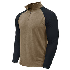 Men's Stylish Half-Zip Pullover Shirt For Outdoor Adventures
