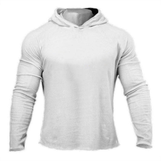Men's Slim Fit Hooded Long Sleeve Top For Active Wear