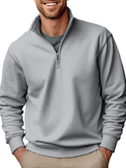 Men's Stylish Quarter-Zip Pullover for Casual and Active Wear