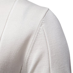 Men's Business Casual Woolen Polo Shirt Lapel Knitted Polo Shirt Short-sleeved