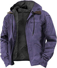 Winter Warmth Hooded Jacket with Faux Fur Lining - Perfect for Cold Weather Adventures