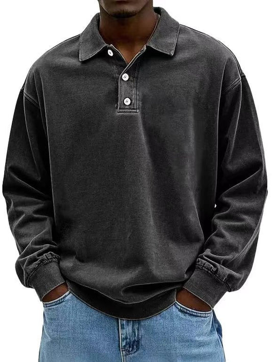 Oversized Polo Shirt with Casual Elegance for Everyday Wear