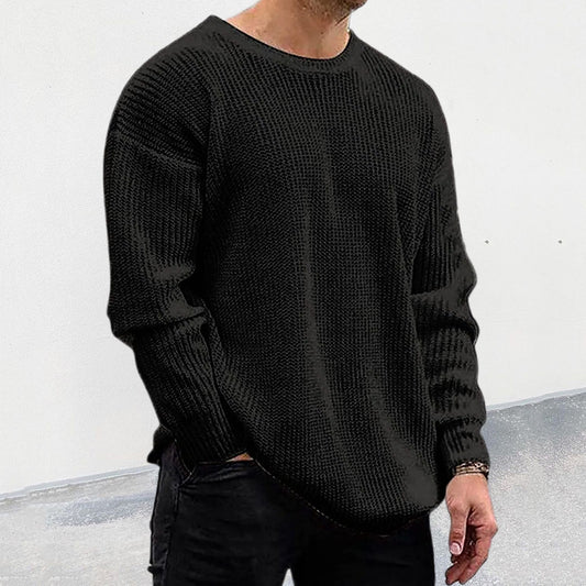 Men's Casual Knit Sweater - Stylish and Comfortable for Everyday Wear