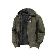 Stylish Hooded Jacket With Faux Fur Lining For Ultimate Warmth And Comfort