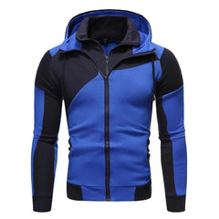 Stylish Men's Hooded Zip-Up Jacket - Perfect for Casual and Sporty Looks