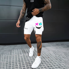 Men's Smiley Shorts Performance Shorts
