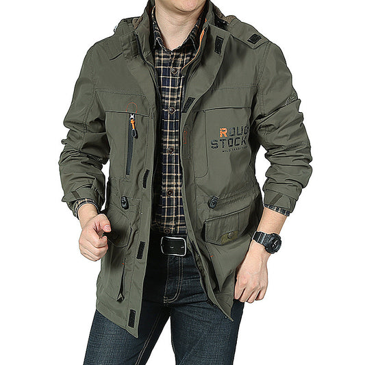 Men's Outdoor Utility Jacket - Perfect For Adventure And Casual Wear
