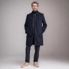Stylish Longline Coat for Modern Gentlemen