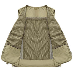 Men's Multi-pocket Outdoor Quick-drying Vest 96825875M
