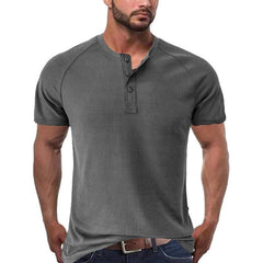 Men's Tough Guy Short Sleeve Henley T-Shirt 46765611X
