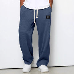 Comfortable Waffle Knit Lounge Pants for Men - Perfect for Casual Wear