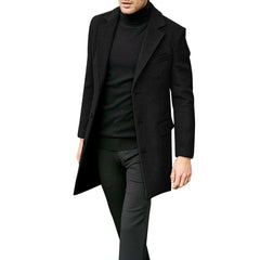Stylish Longline Overcoat for Men - Perfect for Urban Outfits